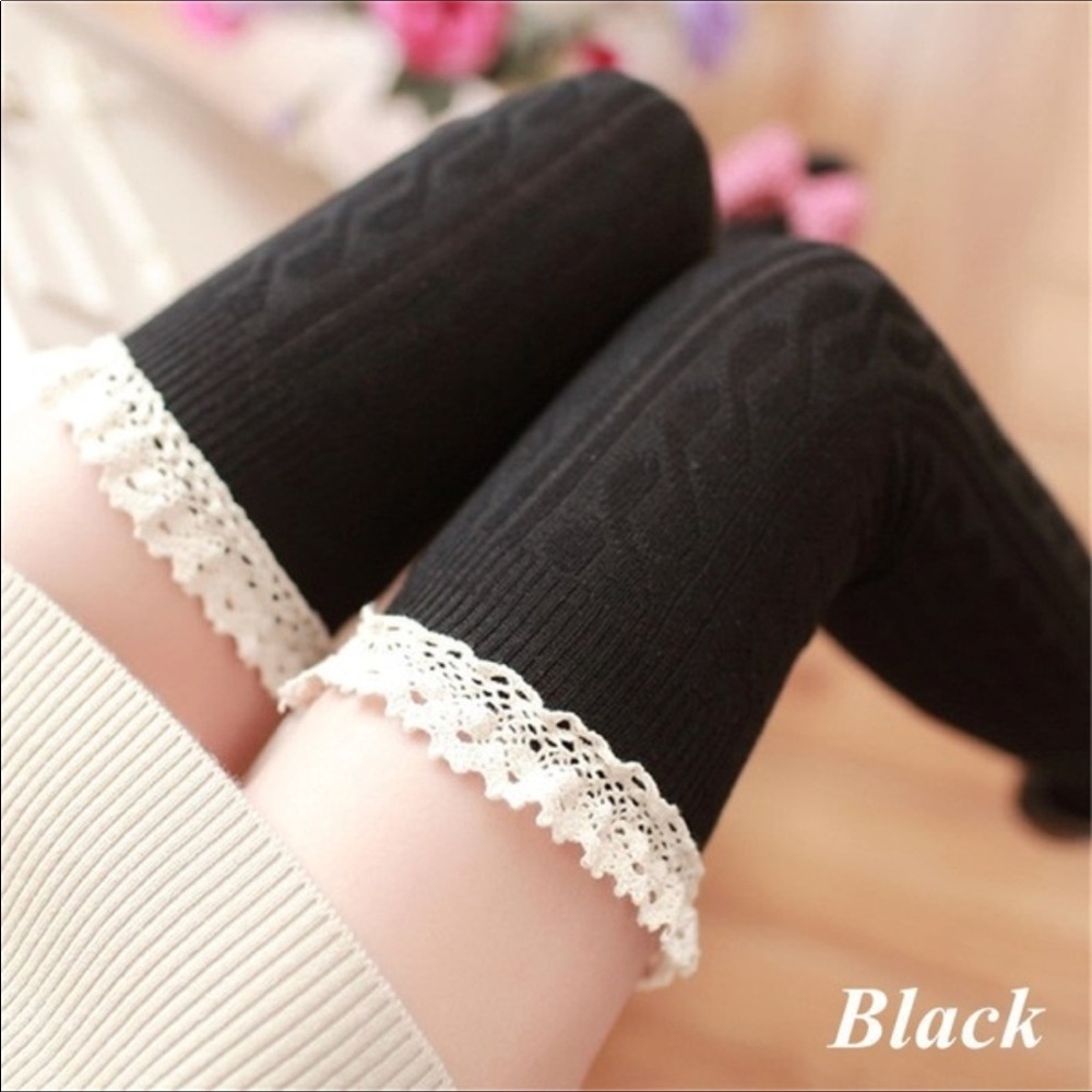 Cute Black or grey boot socks.